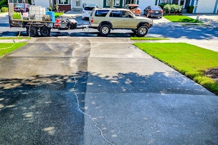 Driveway Pressure Washing