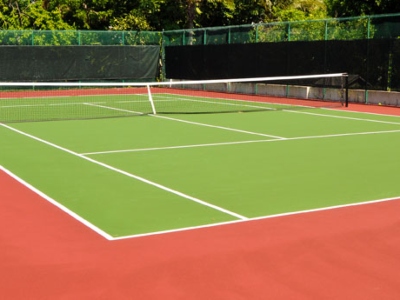 Tennis Court Pressure Washing